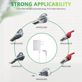 Czepa 15V Charger Compatible with Black and Decker Dustbuster Handheld Vacuum HHVI315JO42 HHVI320JR02 HLVA320JS10 90627870 S003AQU1500015