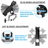 Fishing Boat Rods Holder with Large Clamp Opening Adjustable 360