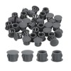 uxcell 38Pcs 10mm(3/8") Nylon Hole Plugs, Flush Type Panel Round