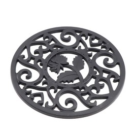 Silicone Teapot Trivets,Heavy Duty Teapot Holder Pot Mat Black Round Hot Pot Holder Pads Metal Teapot Base Placemat Kitchen Tea Ceremony Accessories