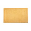 Caleffi Bathroom Carpet, Cotton, Yellow, CM 60X100