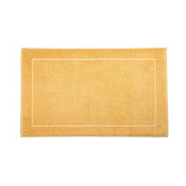 Caleffi Bathroom Carpet, Cotton, Yellow, CM 60X100