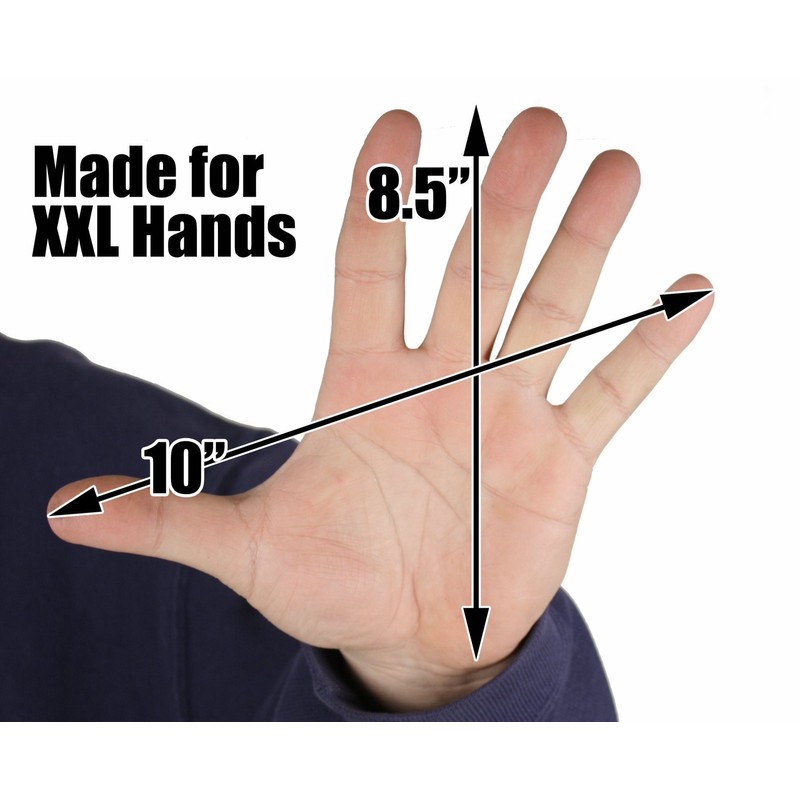 Dragway Tools Rubber Sandblasting Gloves with 8 in. Diameter Opening