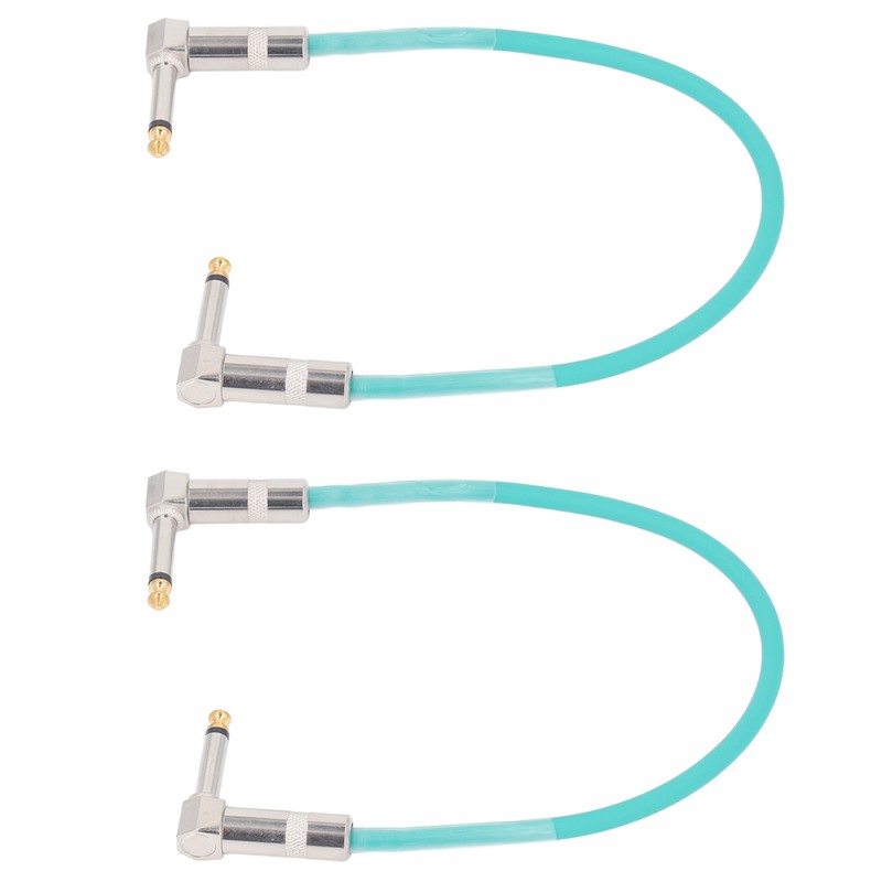 2PCS 12 Inch Guitar Jumper 1/4 Inch Plug Guitar Effect