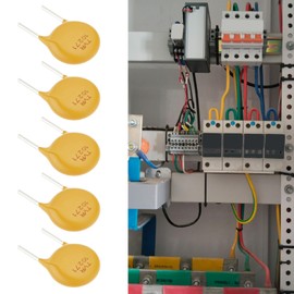 SING F LTD 20PCS TVR10271 Disc Type Metal Oxide Varistor Oxide Surge Protector Foot Length 5mm Surge Suppression Varistor for Household Appliances and Industrial Equipment