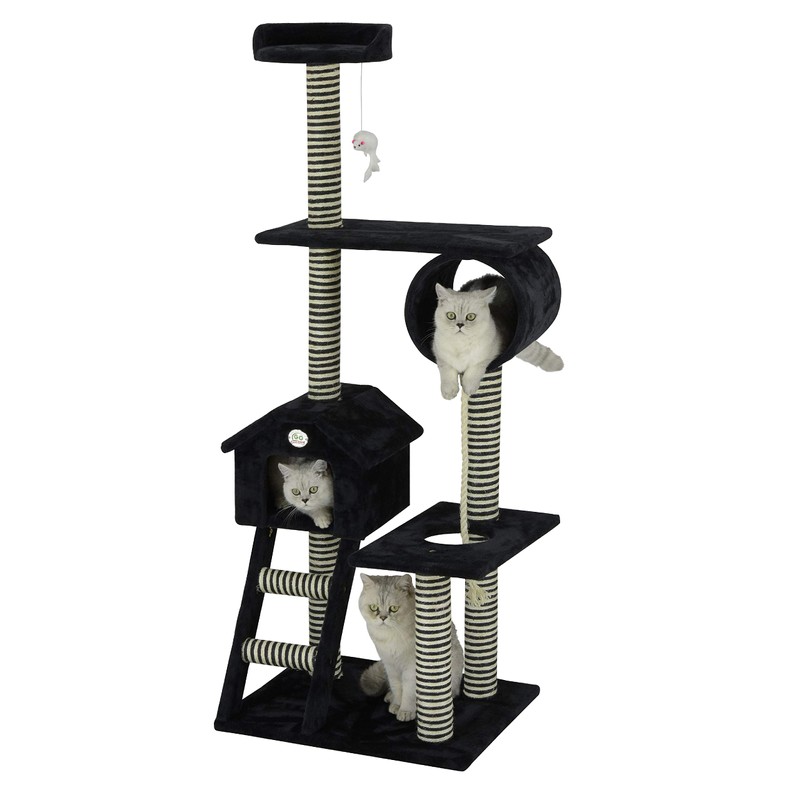 Go Pet Club Cat Tree Black Color