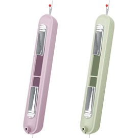 2-in-1 Needle Threader Seam Ripper Tool,2Pcs 2 in 1 Needle Threader Seam Ripper,Needle Threader and Seam Ripper,2-in-1Needle Threader Seam Rippers Kit,2 in 1 Needle Threader Seam Ripper for Sewing