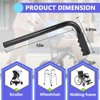 2PCS Wheelchair Handle Extenders for Wheelchair, Rallator & Stroller