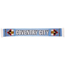 Beyond Happy Coventry Sky Blues Winter Hat - Coventry City Knitted Ski Hat - Unisex Hat 100% Acrylic (UK, Alpha, One Size, Scarf)