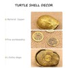 Zerodeko Copper Turtle Shell Hanging Ornament - Delicate Turtle Shell