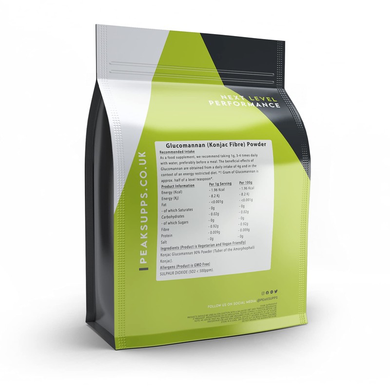 Glucomannan Powder - Konjac Fibre | High Fibre | Vegan