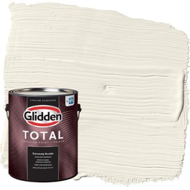 Glidden Total 1 gal. Horseradish/Beige Semi-Gloss Exterior Paint with Primer