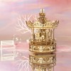 Robotime DIY Handmade Assembled Toys AMK62 Romantic Carousel Music Box