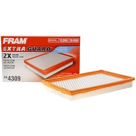 Fram Extra Guard CA4309 Filtro de Aire de Repuesto, Compatible con Infiniti/Nissan/Saab/Subaru, Blanco y Naranja, 11.4 Pulgadas