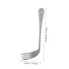 Gatuida 1Set Angled Utensils for Easy Self Feeding Ergonomic Tableware