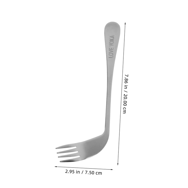 Gatuida 1Set Angled Utensils for Easy Self Feeding Ergonomic Tableware