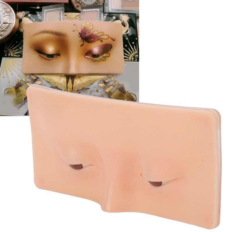 Makeup Practice Board Eyebrows Stick Eyelash Professional Fake Practice Skin