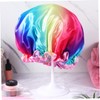 Beavorty Shower Cap Women's Curly Hair Reusable Large Elastic Comfortable