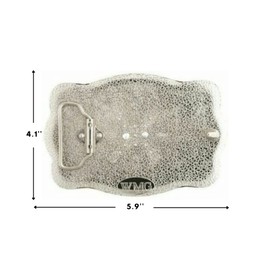 Western Belt Buckle Initial Letters ABCDJST to Z Cowboy Rodeo Large Gold Belt Buckles for Men Women (M)