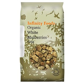 Infinity Foods Organic White Mulberries, 125g