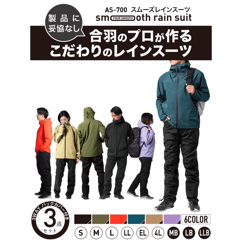 Mac Rainwear Smooth Rain Suit Dark Blue M