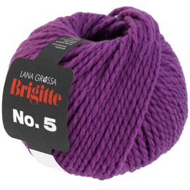 LANA GROSSA Brigitte No. 5 | Double Twisted Merino Wick Yarn | Hand Knitting Yarn Made of 100% Virgin Wool (Extra Fine Merino) | 50 g Wool for Knitting and Crocheting | 75 m Yarn