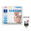 Clear Turn Babish White Face Mask, 50 Times, Includes Sample,