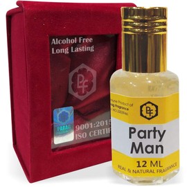 Parag Fragrances Parag Fragrances Party Man Attar 12ml With Precious Gift Pack|Best Attar For Man|Long Lasting Attar|Ittar|Attar|Perfume|Fragrance Oil|Gift For Man Also Available in 25ml/100ml/500ml