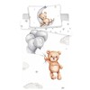 APTEX Baby Bed Linen with Teddy in the Moon 100