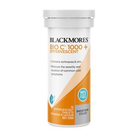 Blackmores Bio C 1000mg Echinacea + Zinc Vitamin C Effervescent 10 Tablets