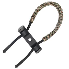 KURUGEILI Archery Bow Sling Adjustable Wrist Sling Strap Braided Bow Sling for Compound Bow Hunting Shooting