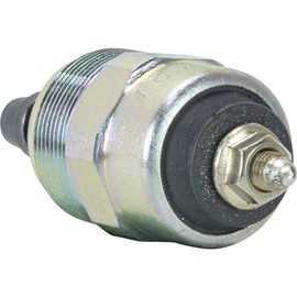 Complete Tractor 1103-3303 Fuel Shut-Off Solenoid Compatible with/Replacement for Ford/New Holland 8260 8360 8560 HW340 Windrower LB75.B Indust/Const TL100 TL70 TM115 TM125 TM135 TM150 TM165