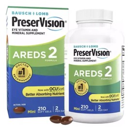 Bausch Lomb Preservision Areds2 210 Unidades Suplemento De Vitaminas Para Ojos