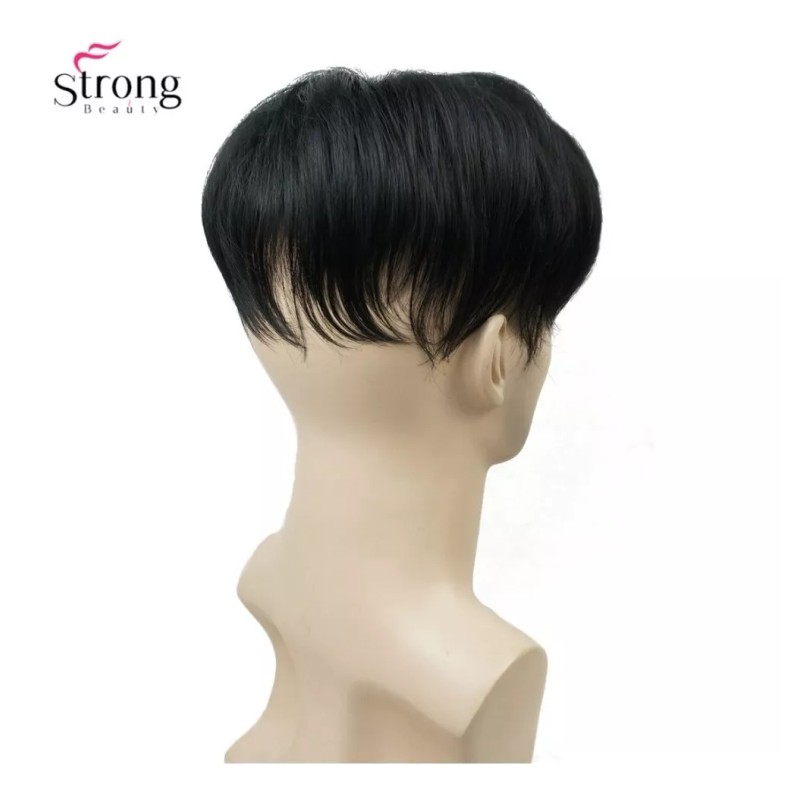 OEM Peluca De Peluquín Para Hombre, Pelo Corto Y Liso,