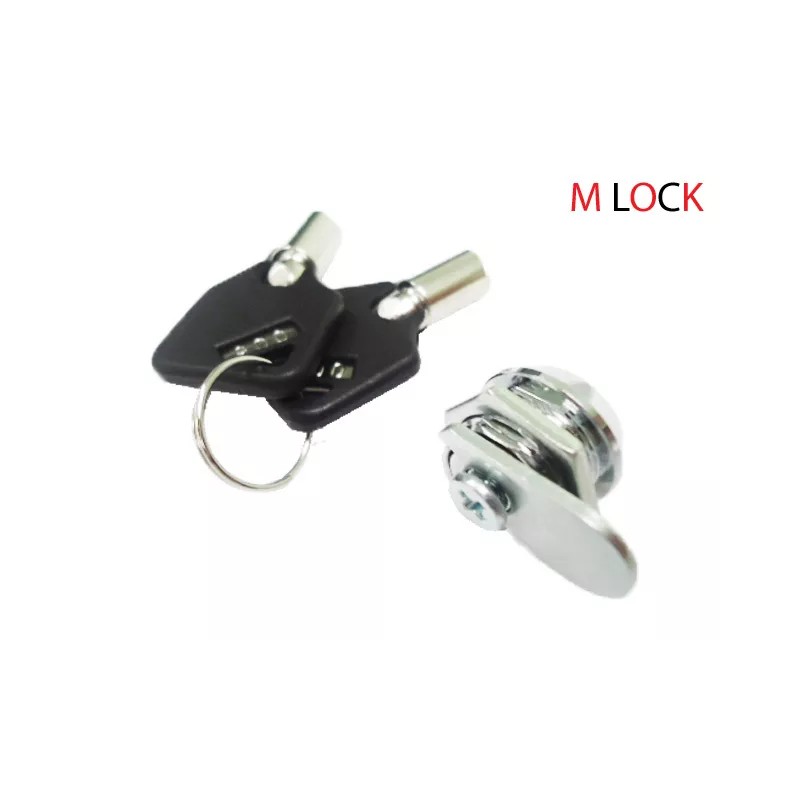 M LOCK Miniature Tubular Camlock 1/4" Toolbox Arcrylic Glasses Door