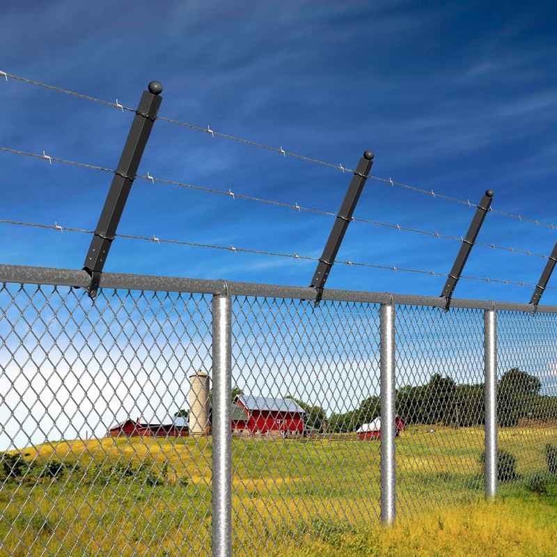 20 Pack 1-3/8'' Chain Link Fence Extension, 17'' Fence Extension