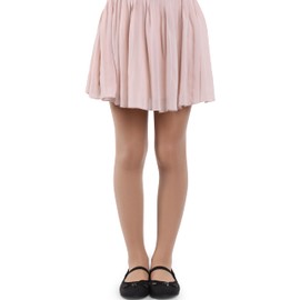 MANA MANA Girls Tights - Elegant and Comfortable for Any Occasion, School and Outfit - Versatile Thin Transparent Girls School Tights - Made in Italy, natural