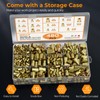 INCLY 480PCS SAE & Metric Rivet Nuts Assortment Kit, Rivet