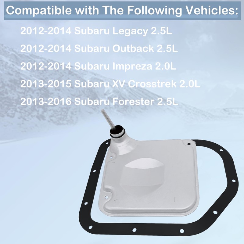 TR580 CVT Automatic Transmission Filter Oil Pan Gasket Kit Compatible