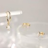 Gold Hoops Earrings for Women Small Stud Hoop Earring Stacks