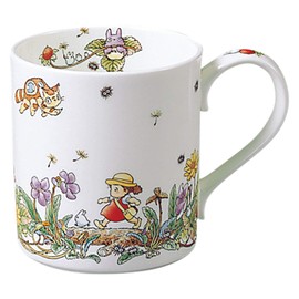 Noritake T97265/4660-3 My Neighbor Totoro 400cc Snake Strawberry Hen Microwave Safe 1 Piece Bone China Mug