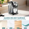 YJNBEST Appliance Slider 360° Rolling Tray for Coffee Maker Acrylic