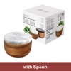 jalz jalz Large Wood Salt Box Salt cellar with Spoon