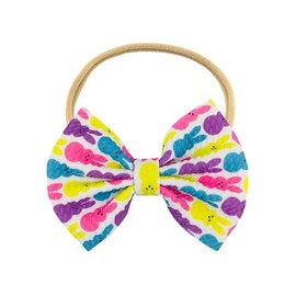 DDNFO Easter Large Bows headband Lovely Easter Egg Bunny Pattern Headwear Hair Accessories for Kids Baby Girls.(D-H1) (6)