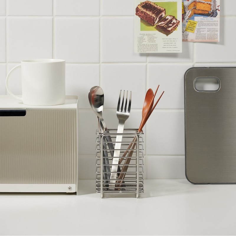 JAJU [JAJU] Stainless Steel Wire Cutlery Holder