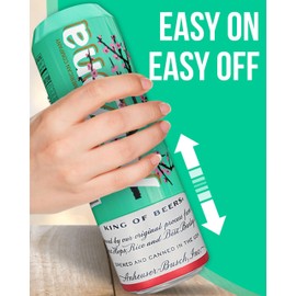 BeekSkin Skywin Silicone Can Covers that Look Like Soda - 5 Pack 24 oz (710ml), Reusable & Durable Soda Can Cover, Fun Kozies for Cans for Camping, Parties, Outdoor, Beach Accessories (Green)