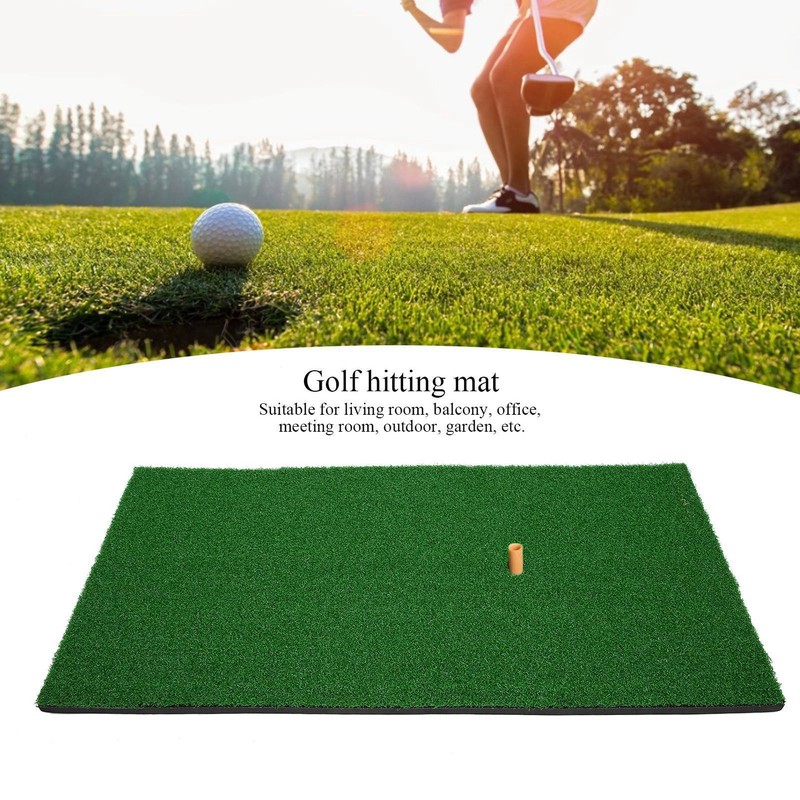 Golf Mat Nylon Grass Golf Training Practice Hitting Pad Equipment