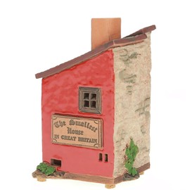 Midene Keramik Lichthaus und Aroma Teellichthalter, Künstlerisches Miniatur, kleinste Haus in Großbritannien, Conwy, A246N