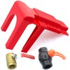Valve Leak Locks，Lock Out tag Out，Ball Valve Lockout Device，RED (BR-8022