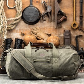 Retrospective 50 Duffel Bag - Stone-washed cotton canvas